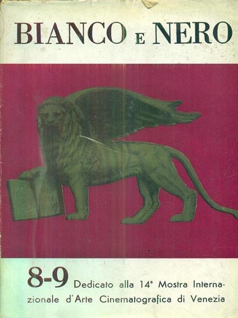 Bianco e nero 8-9 / 1953 - copertina