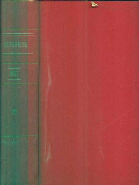 Il borghese 1967. II (da Aprile a giugno 1967) - copertina