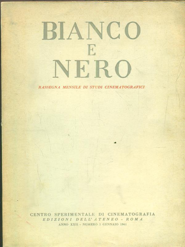 bianco e nero 1 / gennaio 1961