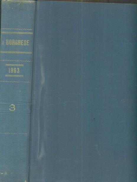 Il borghese 1963 - 3 ( da luglio a settembre 1963) - copertina