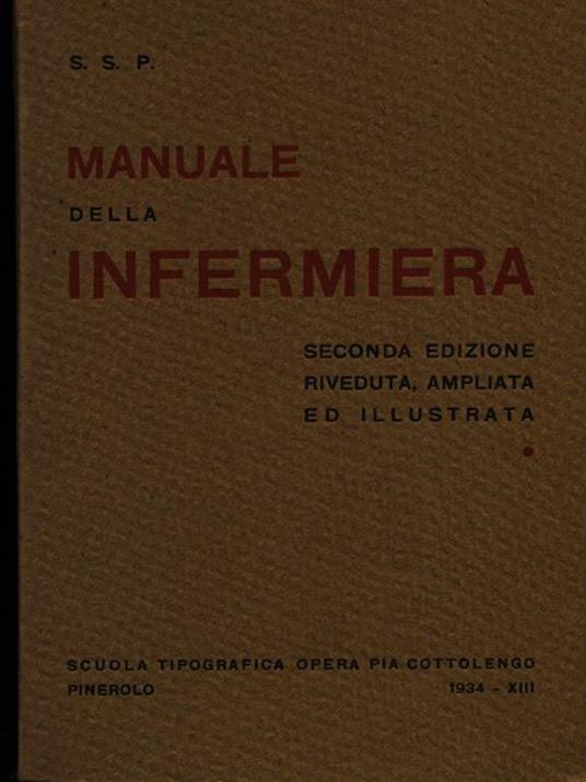 Manuale della infermiera - copertina