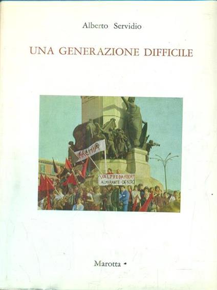 Una generazione difficile - Alberto Servidio - copertina