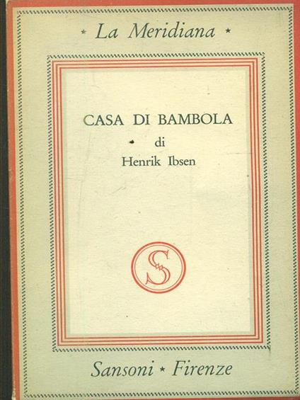 Casa di bambola - Henrik Ibsen - copertina