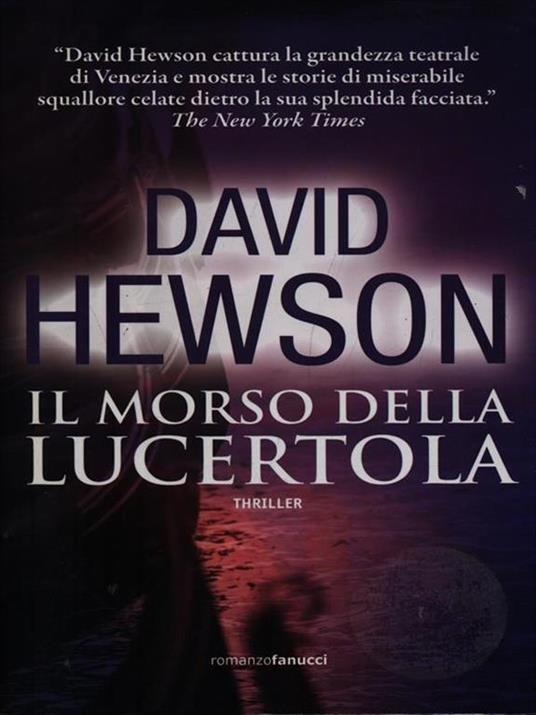 Il morso della lucertola - David Hewson - copertina