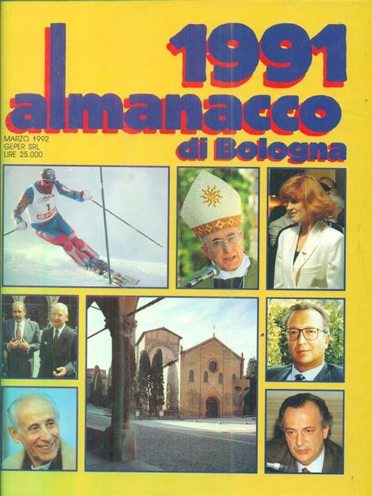 Almanacco di Bologna 1991 - marzo 1992 - copertina