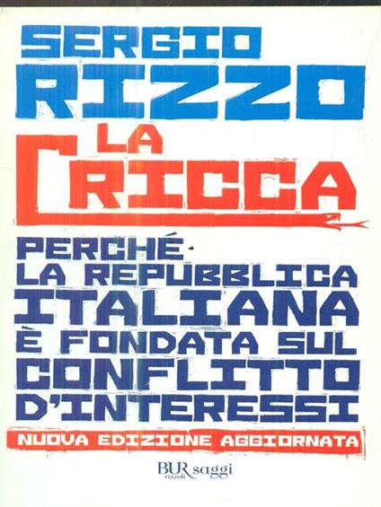 La cricca - Sergio Rizzo - copertina