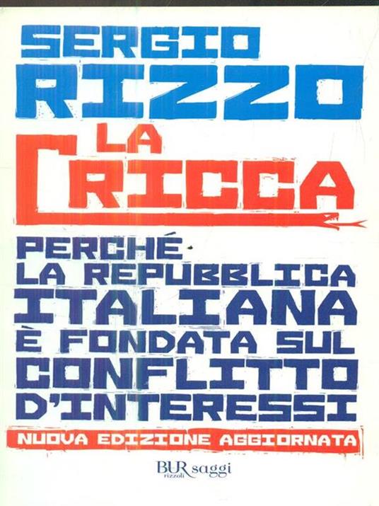 La cricca - Sergio Rizzo - copertina