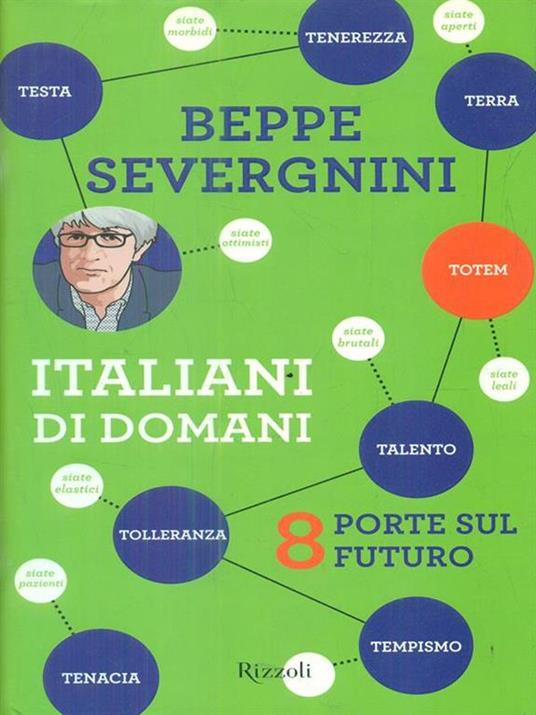 Italiani di domani. 8 porte sul futuro - Beppe Severgnini - copertina