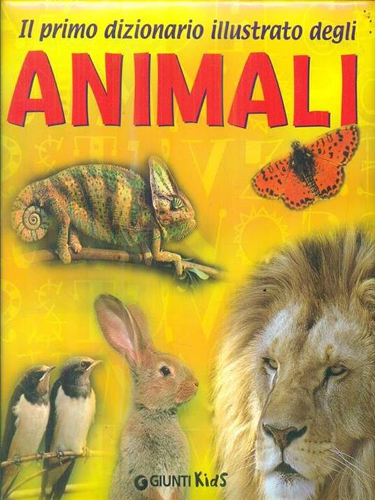 Il primo dizionario illustrato degli animali - copertina