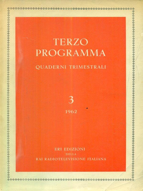 Terzo programma 3/1962
