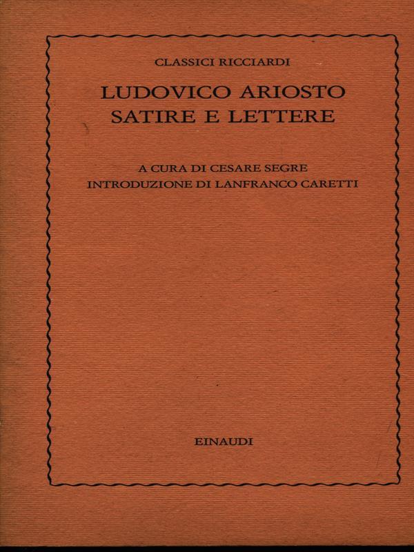 Satire e lettere