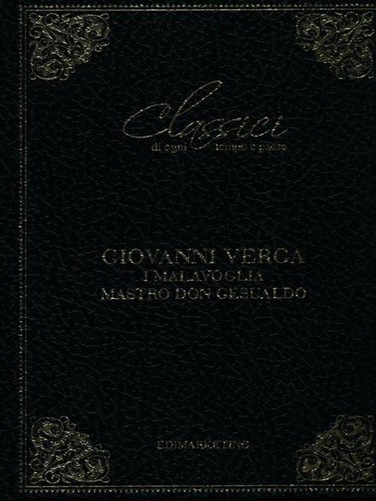 I Malavoglia - Giovanni Verga - copertina