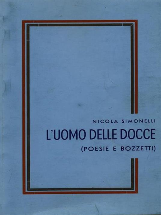 L' uomo delle docce - Nicola Simonelli - copertina