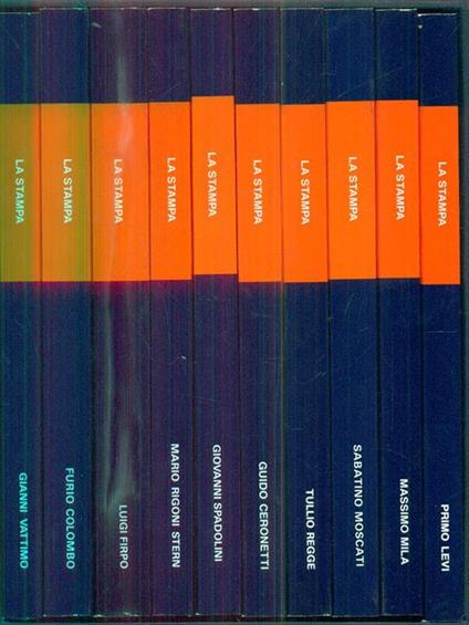 Stampa. Terza Pagina. Cofanetto 10 volumi - copertina