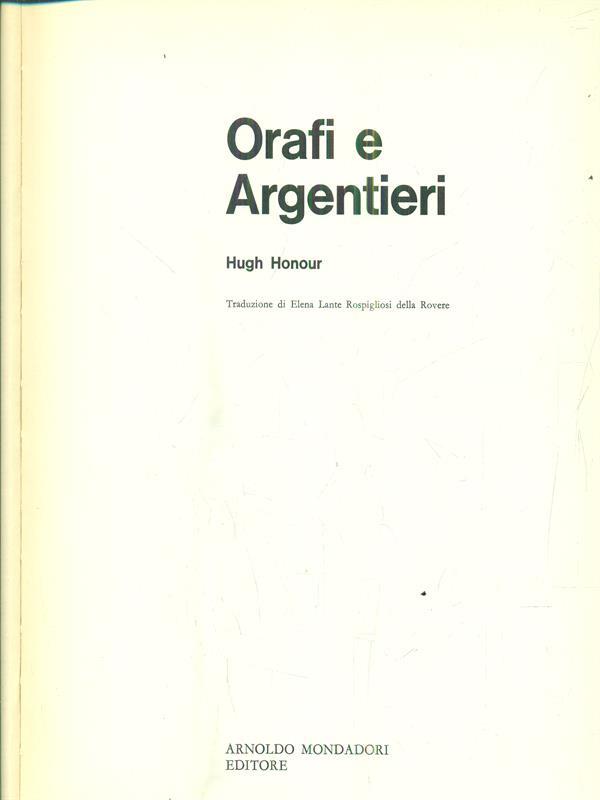 Orafi e argentieri