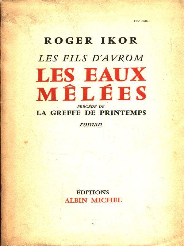 Les fils d'Avrom Les eaux melees