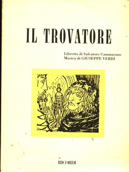 Il trovatore - Giuseppe Verdi - copertina