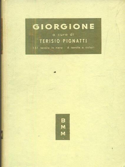 Giorgione - Terisio Pignatti - copertina
