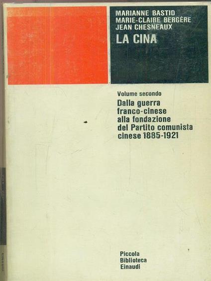 La cina. Volume secondo - copertina