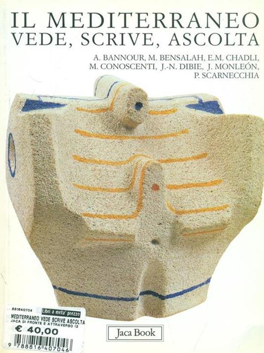 Il mediterraneo vede, scrive, ascolta - copertina