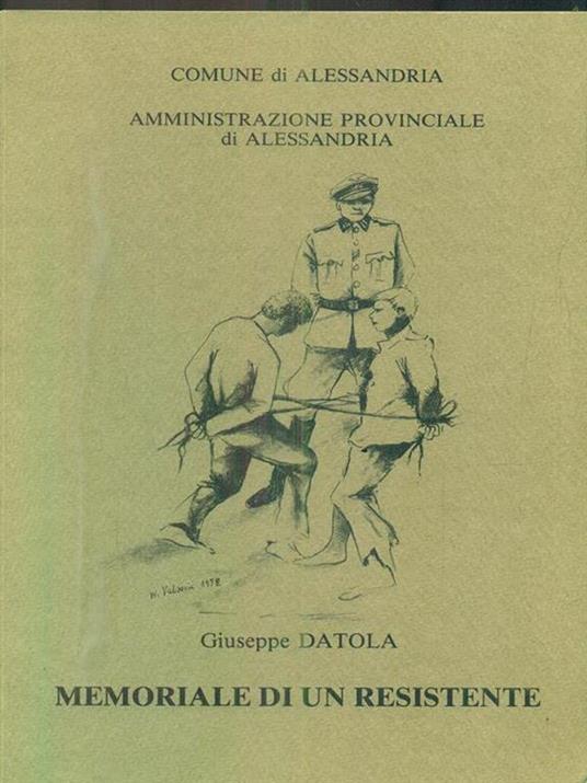 Memoriale di un resistente - copertina