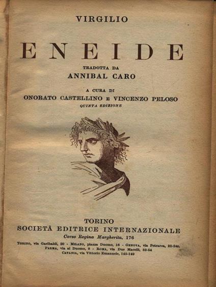 eneide - Publio Virgilio Marone - copertina