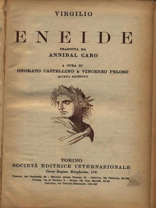 eneide - Publio Virgilio Marone - copertina