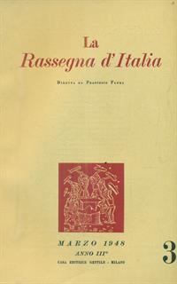 La rassegna d'Italia numero 3 - marzo 1948 - 2