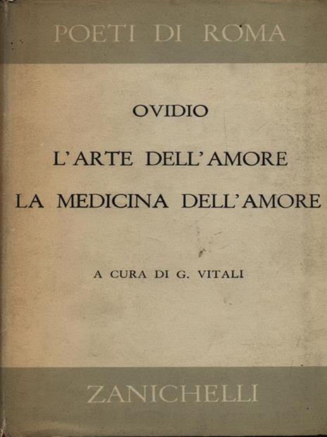 L' arte dell'amore-La medicina dell'amore - P. Nasone Ovidio - copertina