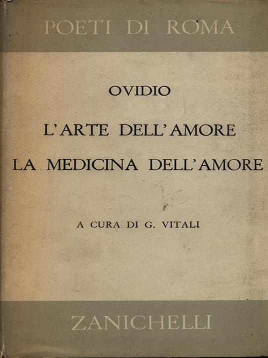 L' arte dell'amore-La medicina dell'amore - P. Nasone Ovidio - copertina