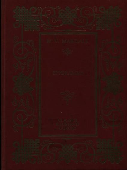 Epigrammi 2vv - M. Valerio Marziale - copertina