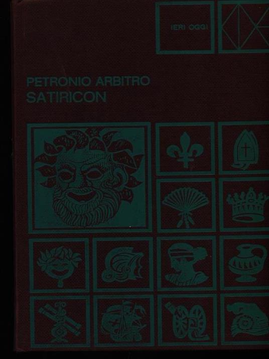 Satiricon - Arbitro Petronio - copertina