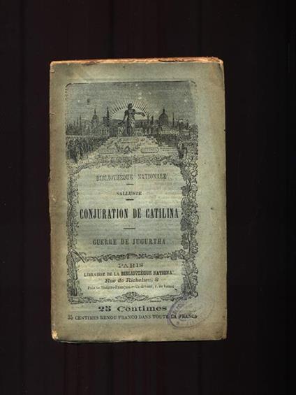 Conjuration de Catilina - C. Crispo Sallustio - copertina