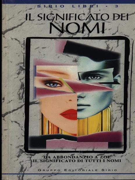 Il significato dei nomi - copertina