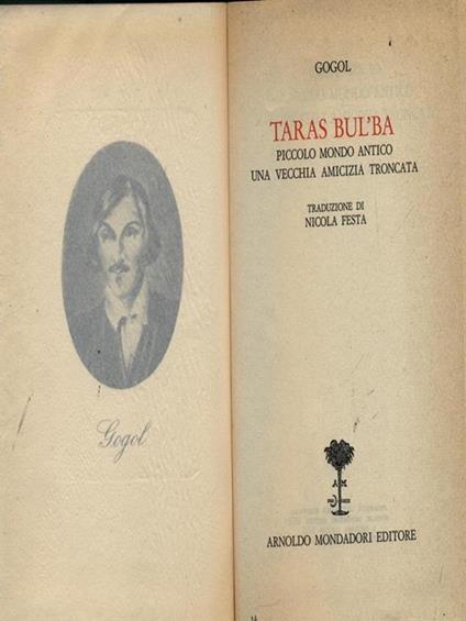 Taras Bul'Ba - Nikolaj Gogol' - copertina