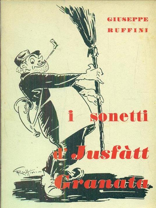 I sonetti d'Jusfatt Granata - Giuseppe Ruffini - copertina