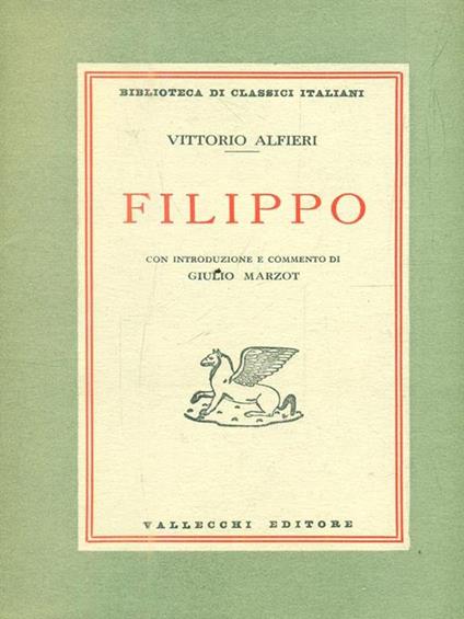 Filippo - Vittorio Alfieri - copertina