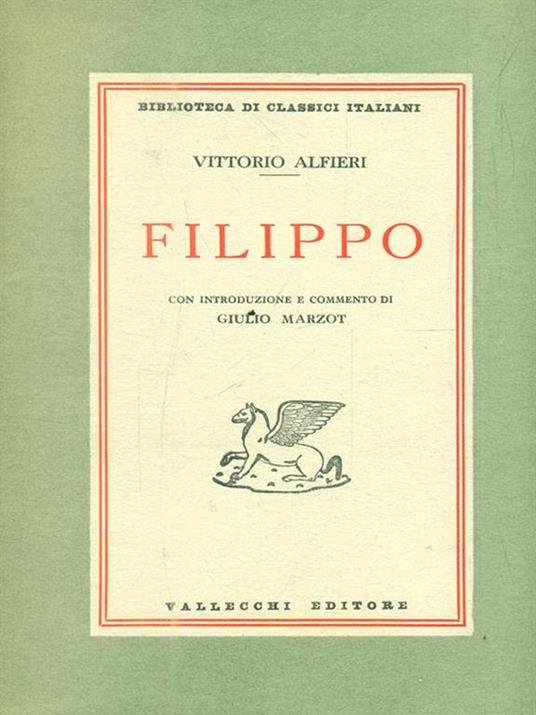 Filippo - Vittorio Alfieri - copertina