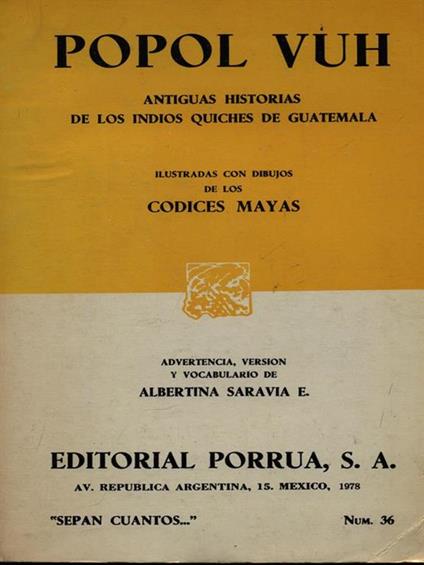 Popol Vuh - copertina