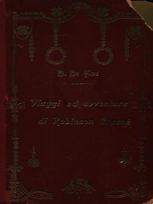 Viaggi ed avventure di Robinson Crusoè - Daniel Defoe - copertina