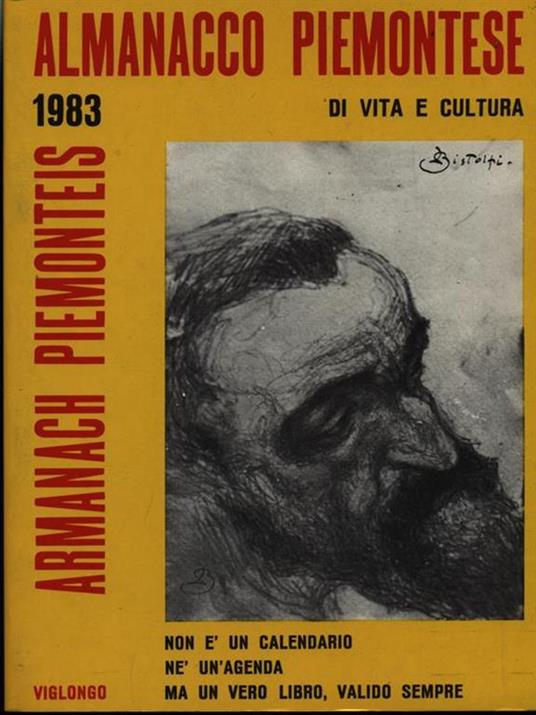 Almanacco Piemontese Armanach Piemonteis 1983 - copertina