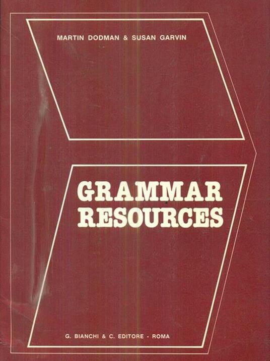 Grammar Resources - copertina