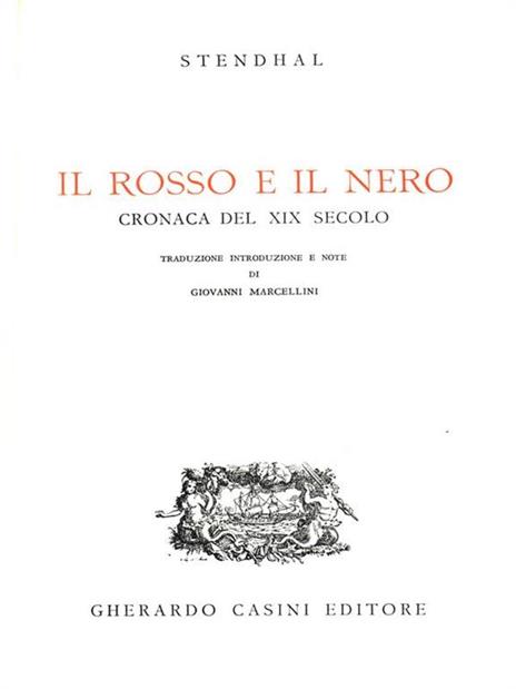 Il rosso e il nero - Stendhal - copertina