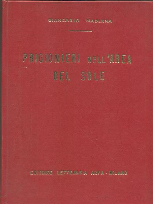Prigionieri nell'area del sole - copertina