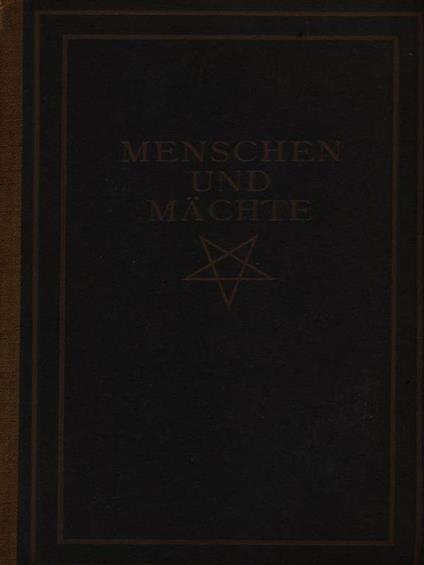 Menschen und Machte - Ernst T. Hoffmann - copertina