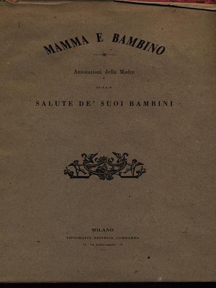 Mamma e bambino - copertina