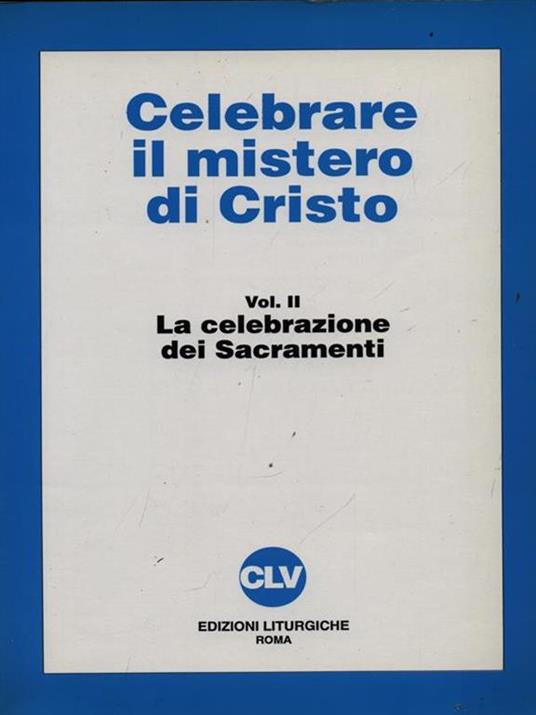 Celebrare il mistero di Cristo - copertina