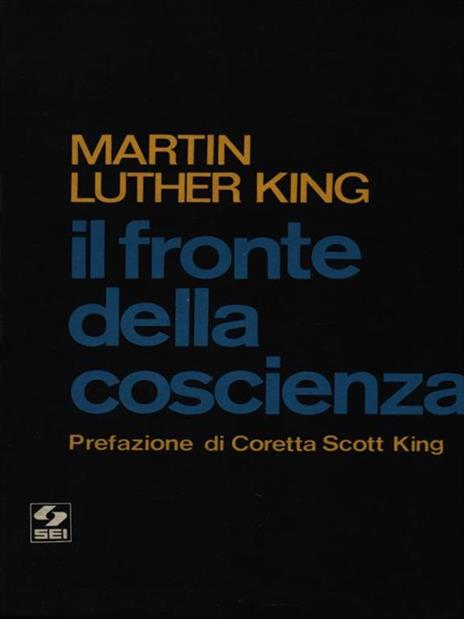 Il fronte della coscienza - Martin Luther King - copertina
