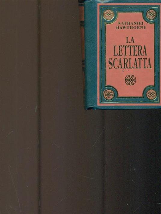 L lettera scarlatta - Nathaniel Hawthorne - copertina