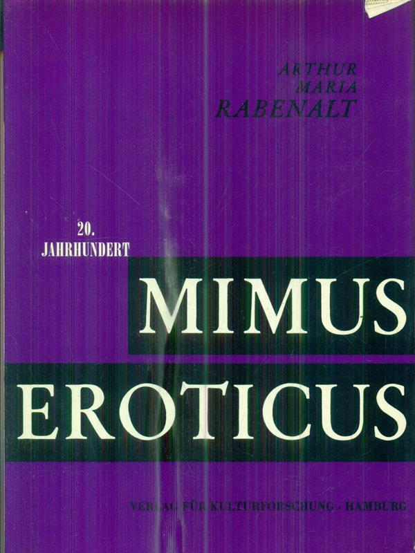 Mimus eroticus. Antike
